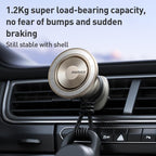 MOMAX CM35 1-Move Relaxaire Aluminum Alloy Magnetic Car Aromatherapy Holder, CM35 (Dark Grey), CM35 (Titanium Gold)