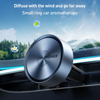 MOMAX CR12 1-Car Relaxaire Small Ring Aluminum Alloy Air Outlet Aromatherapy