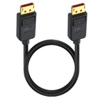 52Gbps 16K 30Hz DisplayPort Extension Adapter Cable, Length: 1.8m, DP2.1 to DP2.1 Straight, DP2.1 to DP2.1 Upper Elbow, DP2.1 to DP2.1 Down Elbow, DP2.1 to DP2.1 Left Elbow, DP2.1 to DP2.1 Right Elbow