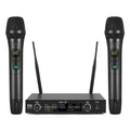 XTUGA U-771 UHF Lapel Two Way Radio Wireless Microphone, 2 Microphone + Host, 2 BodyPacks + Host, 1 Mic + 1 BodyPacks + Host