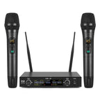 XTUGA U-771 UHF Lapel Two Way Radio Wireless Microphone, 2 Microphone + Host, 2 BodyPacks + Host, 1 Mic + 1 BodyPacks + Host