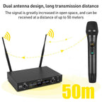 XTUGA U-771 UHF Lapel Two Way Radio Wireless Microphone, 2 Microphone + Host, 2 BodyPacks + Host, 1 Mic + 1 BodyPacks + Host
