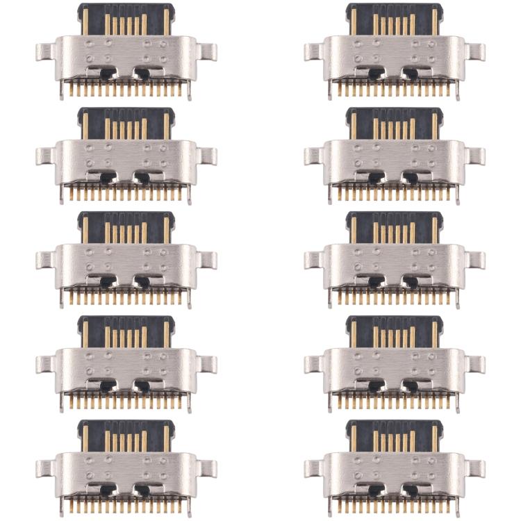 10pcs Original Charging Port Connector, For Motorola Moto G15 Power, For Motorola Moto G05, For Motorola Moto G15, For Motorola Moto G35, For Motorola Moto Edge 50, For Motorola Moto Razr 50 5G, For Motorola Moto G9, For Motorola Moto G34              ...