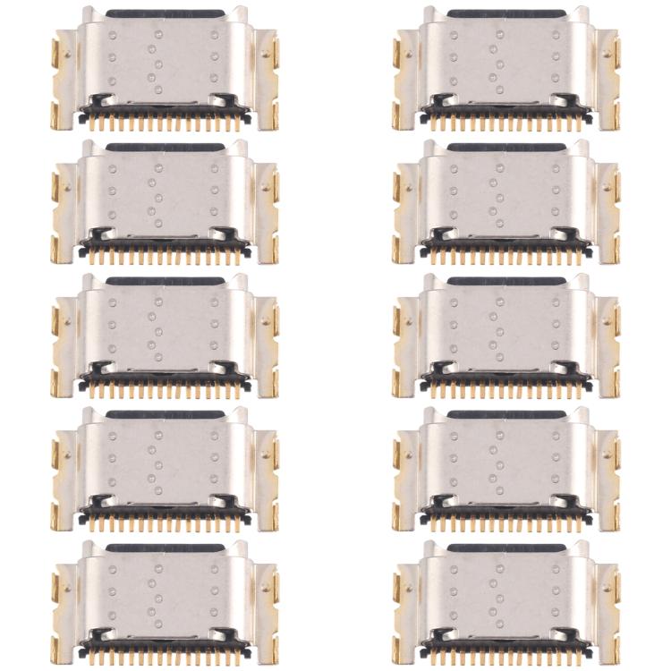 10pcs Original Charging Port Connector, For Motorola Moto G15 Power, For Motorola Moto G05, For Motorola Moto G15, For Motorola Moto G35, For Motorola Moto Edge 50, For Motorola Moto Razr 50 5G, For Motorola Moto G9, For Motorola Moto G34              ...