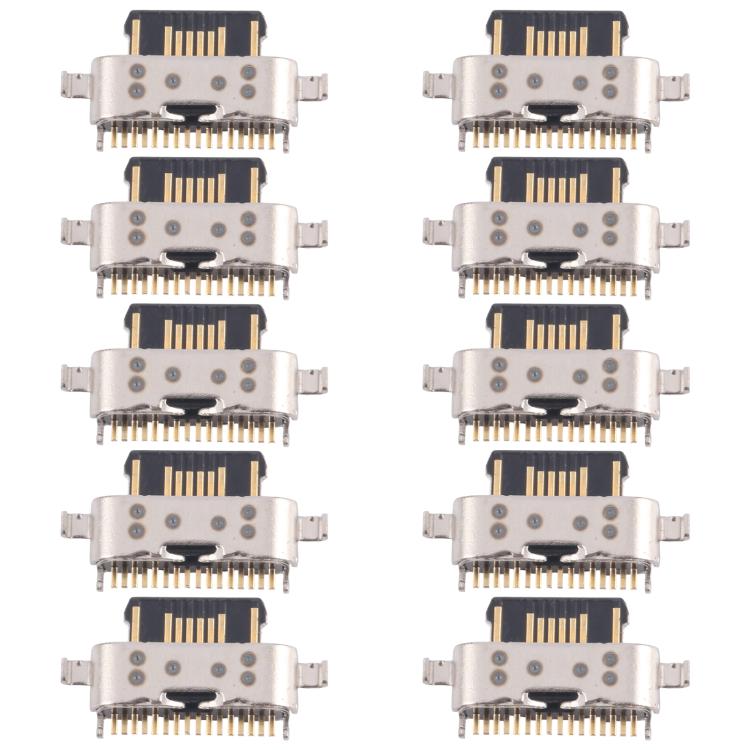 10pcs Original Charging Port Connector, For Motorola Moto G15 Power, For Motorola Moto G05, For Motorola Moto G15, For Motorola Moto G35, For Motorola Moto Edge 50, For Motorola Moto Razr 50 5G, For Motorola Moto G9, For Motorola Moto G34              ...
