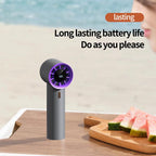 HX-F368 Smart Digital Display High Speed Handheld Fan