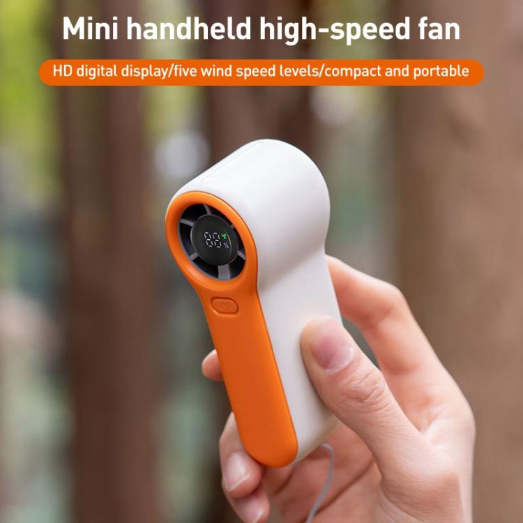 H02 HD Digital Display High Speed Mini Handheld Fan