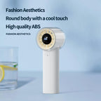 HX-F369 LED Digital Display High Speed Handheld Fan