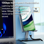 YCE-V292 2 in 1 Type-C to Type-C and HDMI2.0 Adapter Cable, Length: 1.8m