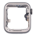 Graphite Steel Middle Frame Bezel Plate with Crown Spin Axis Flex Cable, For Apple Watch Series 5 44mm LTE, For Apple Watch Series 5 40mm LTE, For Apple Watch Series 4 44mm LTE, For Apple Watch Series 4 40mm LTE
