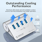 ORICO M3CU2-G2 4 in 1 Type-C to Dual USB and Dual Type-C Port Docking Hub, M3CU2-G2