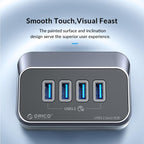 ORICO M32A2C-G2 4 in 1 Type-C to Dual Type-C and Dual USB3.2 Docking Hub, M32A2C-G2