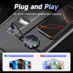 USB Wired to Wireless Car CarPlay Box Adapter, with Type-C Adapter, Flower Shape