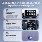 USB Wired to Wireless Car CarPlay Box Adapter, with Type-C Adapter, Constellation