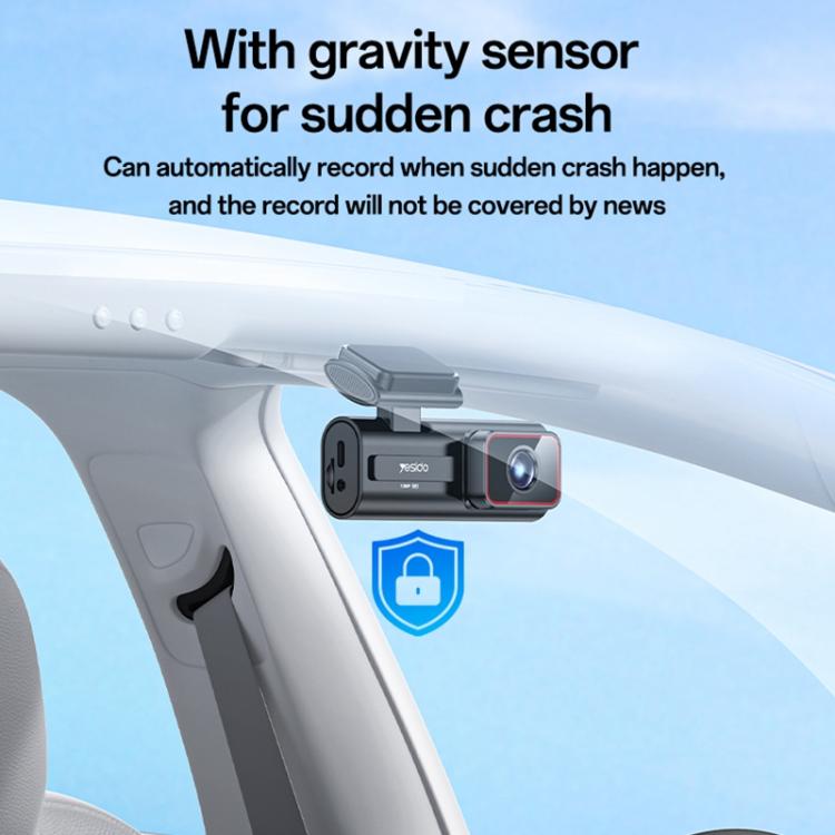 Yesido KM21 1K HD Camera Car Driving Recorder with 1.47 inch Screen, KM21