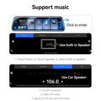 Yesido KM24 9.66 inch HD Image Reversing Assist CarPlay Streaming Rearview Mirror Dash Cam, KM24