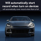 Yesido KM24 9.66 inch HD Image Reversing Assist CarPlay Streaming Rearview Mirror Dash Cam, KM24