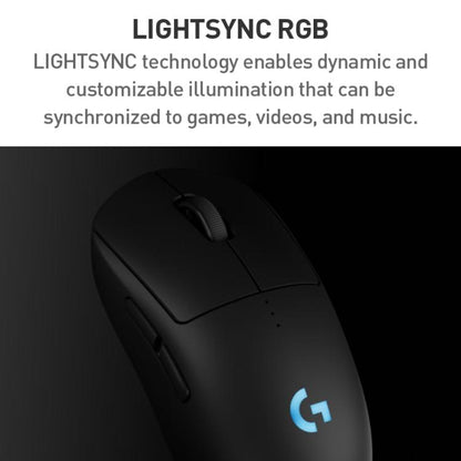 Logitech Pro 2 LIGHTSPEED Wireless Gaming Mouse, Pro 2 LIGHTSPEED