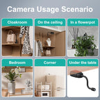 QJ700 1080P HD WiFi Panoramic 360-degree Snake Tube Camera, Support Motion Detection