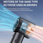 Onten F10 100-speed High-speed Turbine Handheld Fan