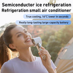 MF119 High Speed Ice Compress Handheld Fan with Retractable Cord