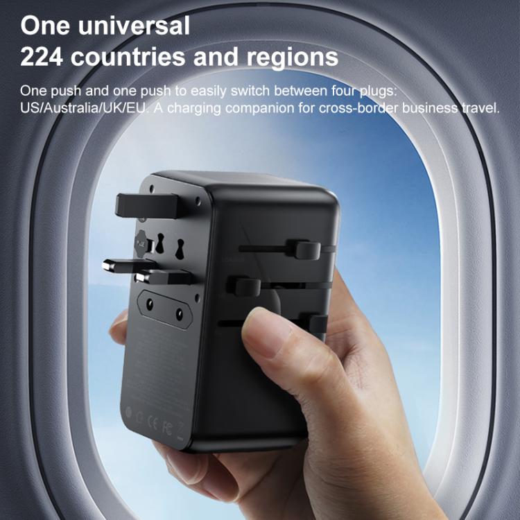 MOMAX UA16 1-World PD140W GaN Global Travel Fast Charging Socket, UA16