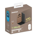 MOMAX UA17 1-World PD170W GaN Global Travel Fast Charging Socket, UA17