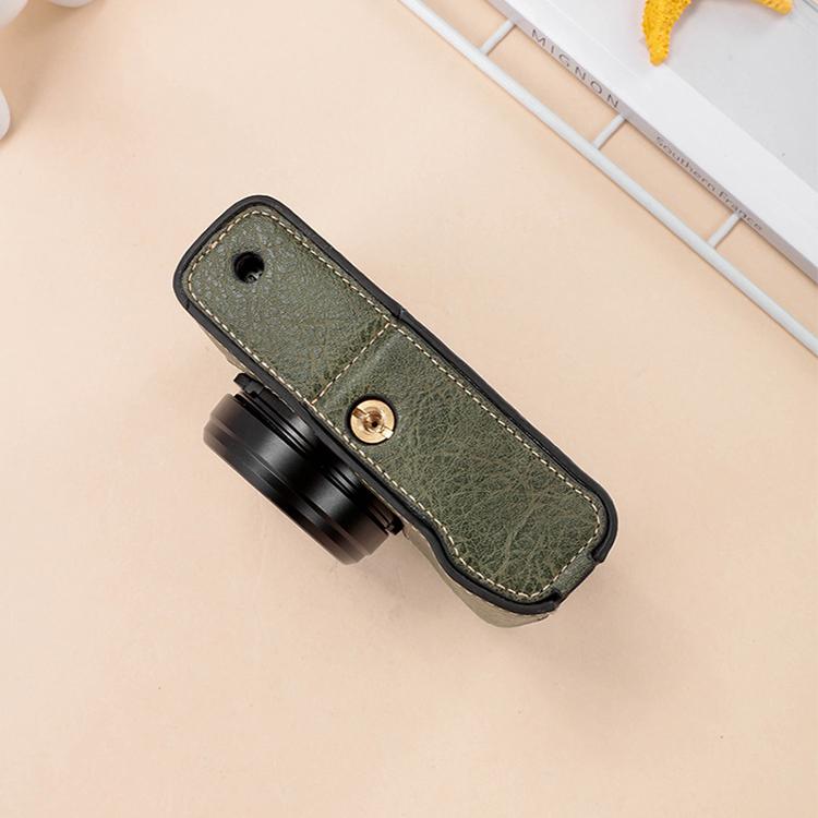 Buffalo Texture PU Leather Camera Half Case Base, For FUJIFILM X100VI