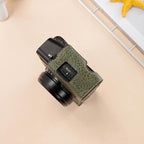 Buffalo Texture PU Leather Camera Half Case Base, For FUJIFILM X100VI