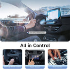 2 in 1 USB Wired to Wireless Car CarPlay / Android Box Adapter, with USB and Type-C Cable, 4149