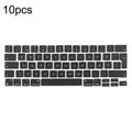 For MacBook A2251 A2289 A2238 A2338 10pcs UK Big Enter Version Keycaps, Sweden, Denmark, Italy, Arabic, German, Russian, Hungary, French, Norway, Spain, Portugal, English