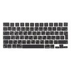For MacBook A2681 A2941  A3113  A3114 UK Big Enter Version Keycaps, Arabic, French, Italy, German, Denmark, Sweden, Hungary, Spain, Norway, Russian, Portugal