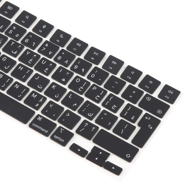 For MacBook A2681 A2941 A3113  A3114 10pcs UK Big Enter Version Keycaps, Arabic, French, Italy, German, Denmark, Sweden, Hungary, Spain, Norway, Russian, Portugal