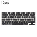 For MacBook A2442 A2485 A2779 A2780 A2991 A2992 A2918 10pcs UK Big Enter Version Keycaps, Arabic, French, Italy, German, Denmark, Sweden, Hungary, Spain, Norway, Russian, Portugal