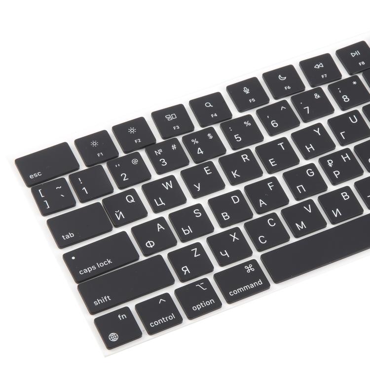 For MacBook A2681 A2941 A3113 A3114 US Small Enter Version Keycaps, Russian, Korean