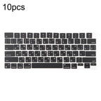 For MacBook A2442 A2485 A2779 A2780 A2991 A2992 A2918 10pcs US Small Enter Version Keycaps, Russian, Korean