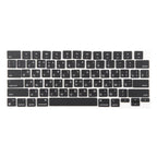 For MacBook A2442 A2485 A2779 A2780 A2991 A2992 A2918 US Small Enter Version Keycaps, Russian, Korean