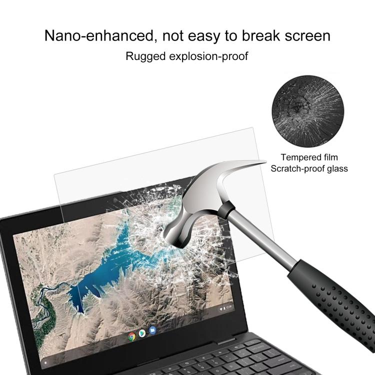 2pcs 9H 0.3mm Explosion-proof Tempered Glass Film, For Lenovo 100e Chromebook 2nd Gen 11.6, For Lenovo Yoga Pad Pro 14.5 inch, For Lenovo IdeaPad Slim 3 Gen10 14, For Lenovo IdeaPad Slim 5 Light 14, For Lenovo IdeaPad Slim 3 Gen8 15.6                  ...