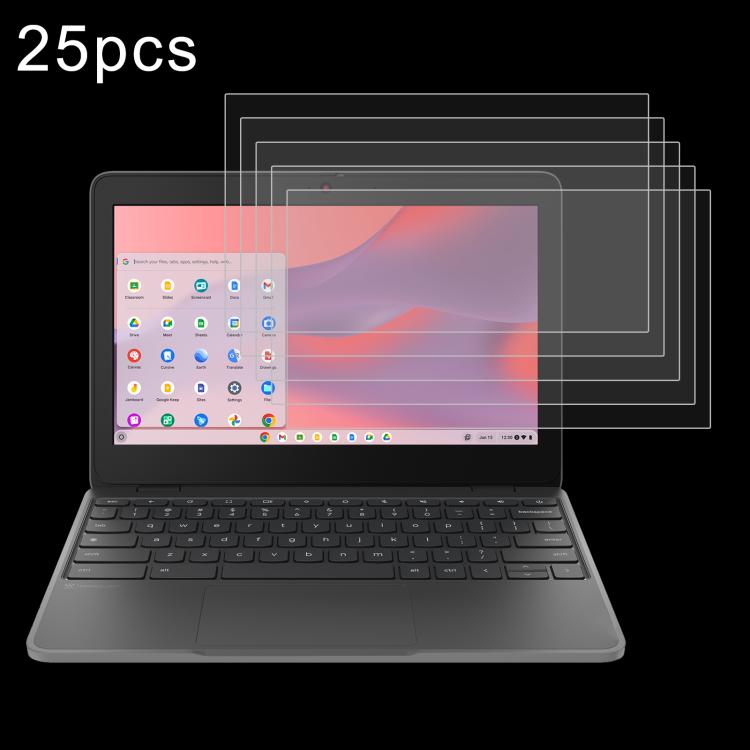 25pcs 9H 0.3mm Explosion-proof Tempered Glass Film, For Lenovo 100e Chromebook 2nd Gen 11.6, For Lenovo Yoga Pad Pro 14.5 inch, For Lenovo IdeaPad Slim 3 Gen10 14, For Lenovo IdeaPad Slim 5 Light 14, For Lenovo IdeaPad Slim 3 Gen8 15.6                 ...