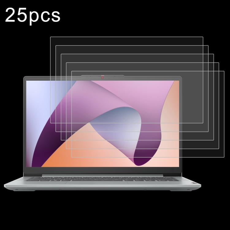 25pcs 9H 0.3mm Explosion-proof Tempered Glass Film, For Lenovo 100e Chromebook 2nd Gen 11.6, For Lenovo Yoga Pad Pro 14.5 inch, For Lenovo IdeaPad Slim 3 Gen10 14, For Lenovo IdeaPad Slim 5 Light 14, For Lenovo IdeaPad Slim 3 Gen8 15.6                 ...
