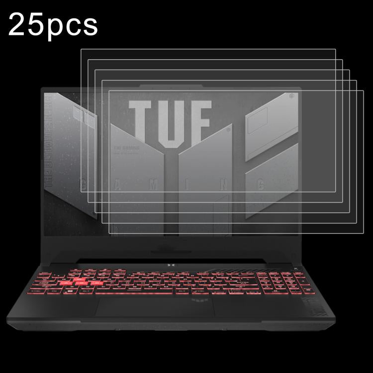 25pcs 9H 0.3mm Explosion-proof Tempered Glass Film, For ASUS Vivobook Go 14 / E1404FA 14, For ASUS Zenbook 14 OLED / UX3405MA 14, For ASUS TUF Gaming A15 FA507NVR 15.6, For ASUS Vivobook 15 M1502YA 15.6, For ASUS Vivobook Go 15 E1504FA 15.6            ...