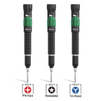 2UUL KAKA Adjustable Torque Magnetic Screwdriver, Tri-Point 0.6, Philips 1.2, Pentalobe 0.8