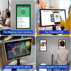 WA2189T 21.5 inch IPS Screen Advertising Machine Android 14 RK3576S 4GB+32GB, Specification: EU Plug