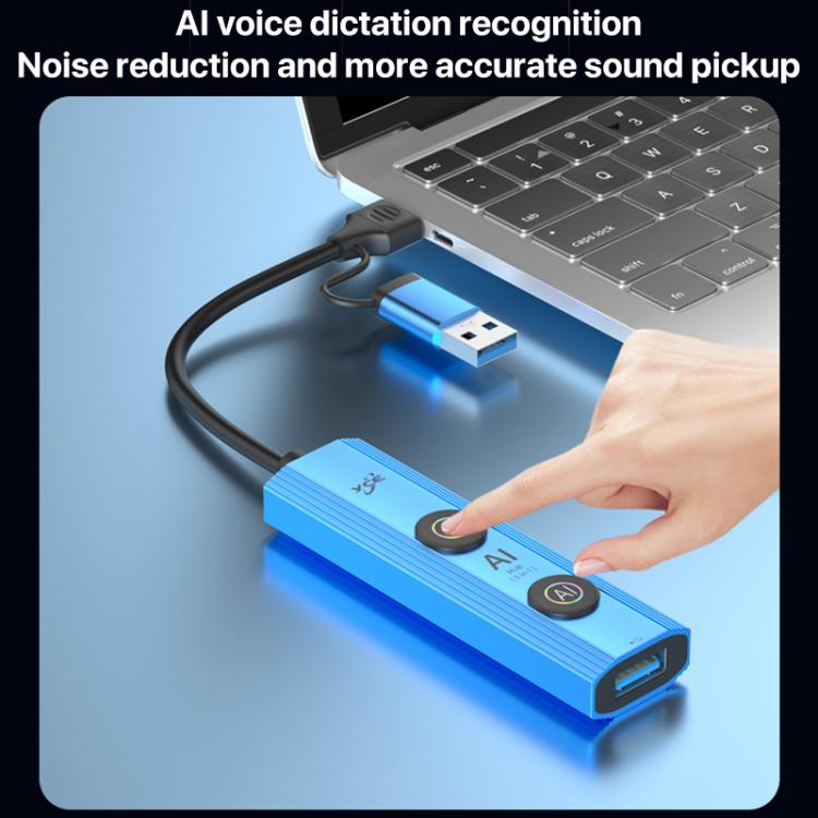 YCE V295B 5 in 1 USB3.0 / Type-C HUB Adapter AI Docking Station, V295B