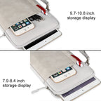 ND00S Felt Sleeve Protective Case Inner Carrying Bag, For 8 inch or Below Tablet, For 10 inch or Below Tablet, For 10.8 inch or Below Tablet