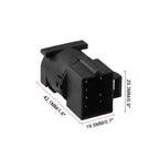 AC Heater Blower Motor Control Switch 16192099 for 1995-1999 Chevrolet Yukon 1500 Pickup Truck C/K, HCS002