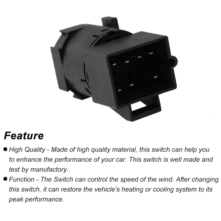 AC Heater Blower Motor Control Switch 16192099 for 1995-1999 Chevrolet Yukon 1500 Pickup Truck C/K, HCS002