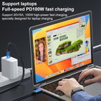 YCE-V292B 100W Type-C to Type-C with E-marker Full Function Data Cable, Length: 1.8m, YCE-V292B