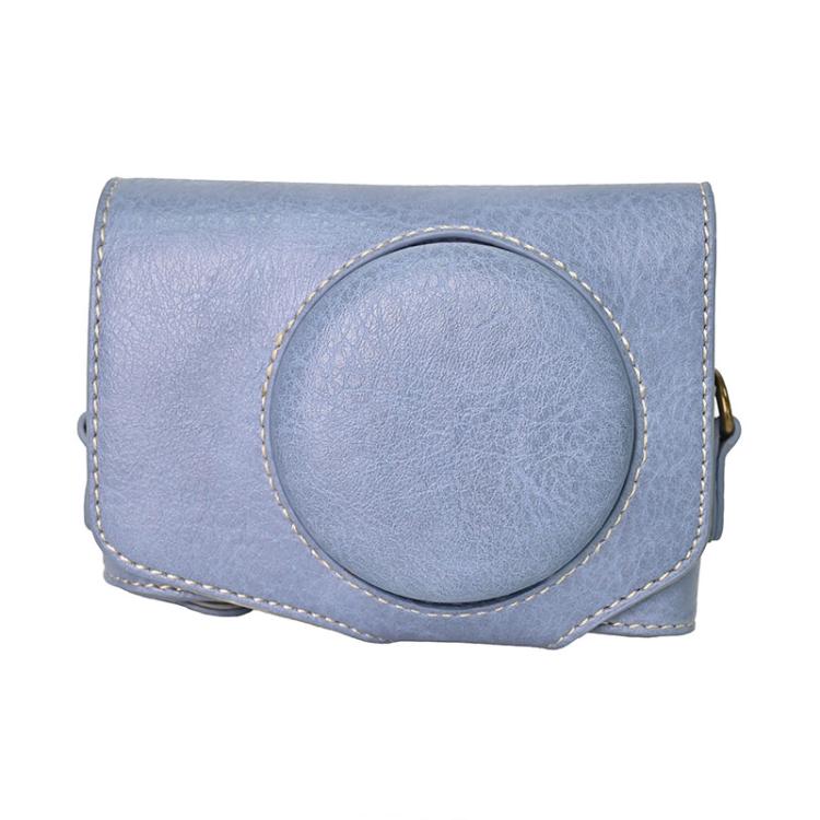 Retro Litchi Texture Leather Full Body Camera Case Bag with Strap, For Canon G7 X Mark III / G7X3, For Canon PowerShot SX740 HS