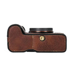 Litchi Texture PU Leather Camera Half Case Base, For Sony ILCE-7CM2 / Alpha 7C II, For Sony ILCE7RM5 / A7R5